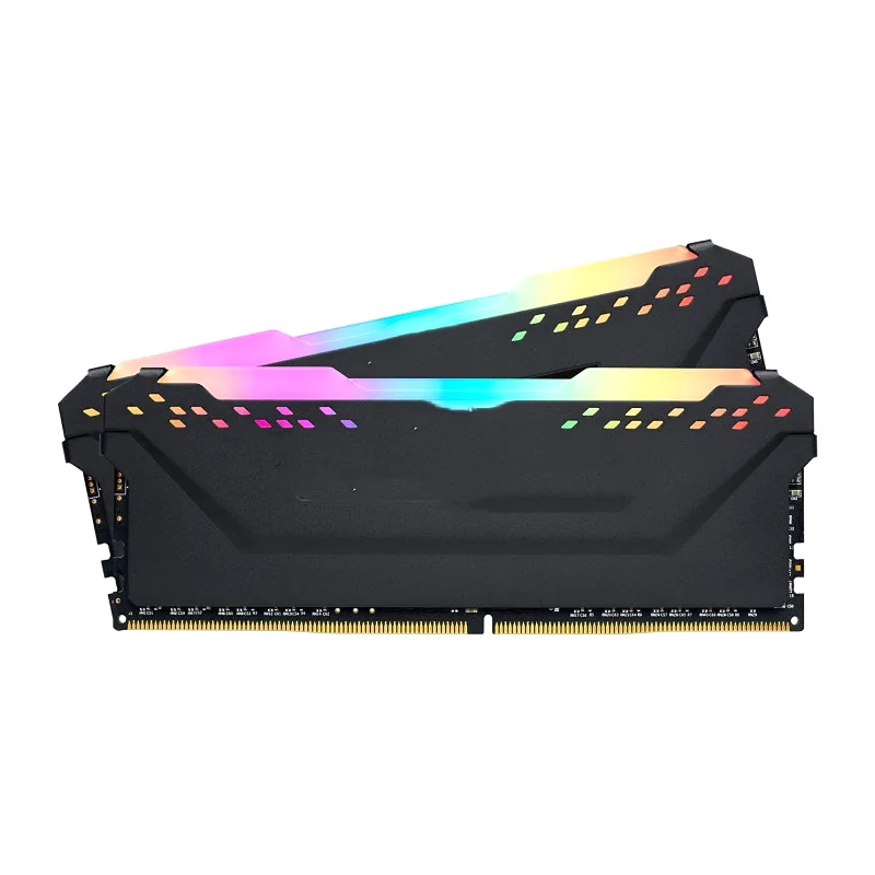 Two DDR4 modules, front and back